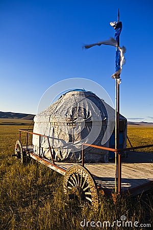 Yurt Stock Photo