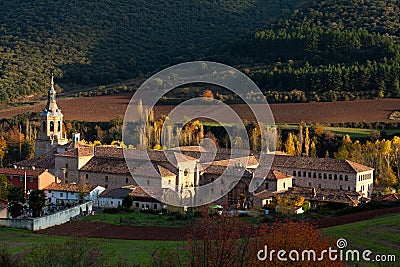 Yuso monastery, San Millan de la Cogolla Stock Photo