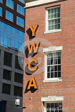 YWCA Young Women`s Christian Association Editorial Stock Photo