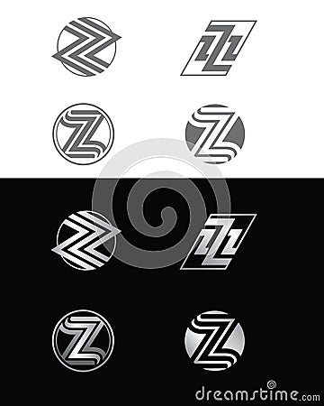 Z logos Vector Illustration