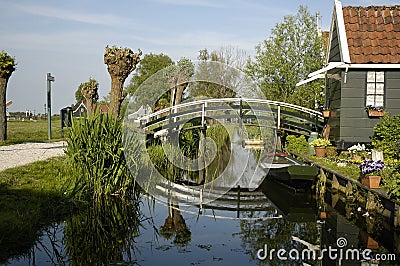 Zaanse Schans, holland Stock Photo