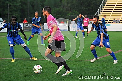 Zach Prince, Midfielder, Charleston Battery Editorial Stock Photo