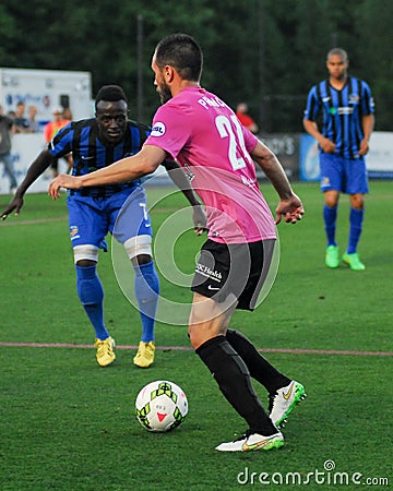 Zach Prince, Midfielder, Charleston Battery Editorial Stock Photo