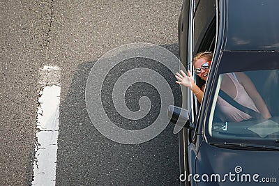 Traffic jam Editorial Stock Photo