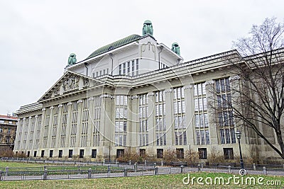 ZAGREB, CROATIA - JANUARY 2019 Old National & University Library 5407 Editorial Stock Photo