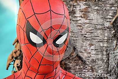 Spiderman portret Editorial Stock Photo