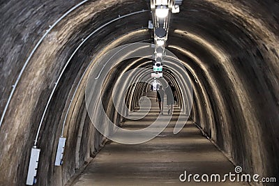 Zagreb Gric tunnel Stock Photo