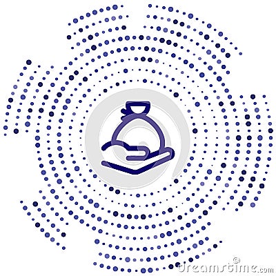zakat vector icon. zakat editable stroke. zakat linear symbol for use on web and mobile apps, logo, print media. Thin line Vector Illustration