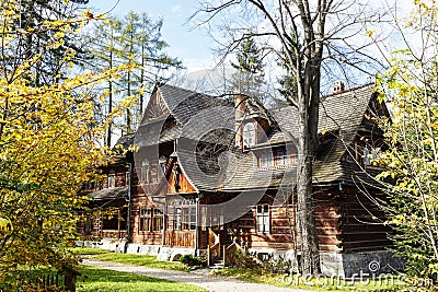 Zakopane Style Museum located in Villa Koliba Editorial Stock Photo