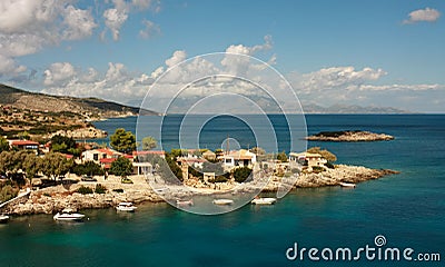 Zakynthos coastline Stock Photo