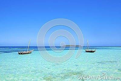 Zanzibar beach Stock Photo