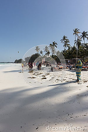 Zanzibar beach Editorial Stock Photo