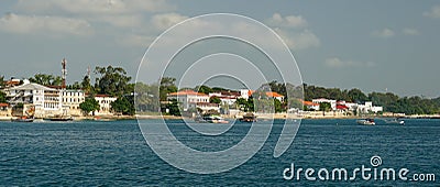 Zanzibar coastline Stock Photo