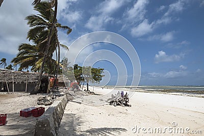 The Zanzibar Island beach Editorial Stock Photo