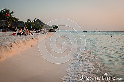 Zanzibar summer vacation pictures inspiring for a holiday on the island Editorial Stock Photo