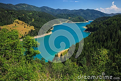 Zaovine lake Stock Photo