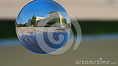 ZAPPEION BUILDING BY LENSBALL - ATHENS, GREECE Stock Photo