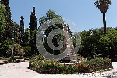 Zappeion Garden in the city center of Athens, Greece Editorial Stock Photo