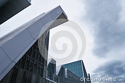 Zaragoza Expo, modern architecture Editorial Stock Photo