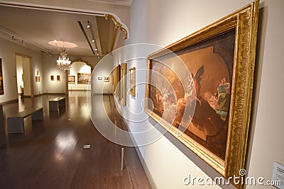 Zaragoza, Spain - the Goya Museum Museo Goya, Zaragoza, Aragon, Spain Editorial Stock Photo