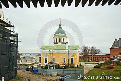 Zaraisk Kremlin Stock Photo