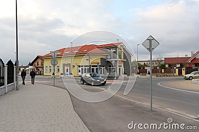 Zavar, Slovakia - April, 2011: Slovak Post. Editorial Stock Photo