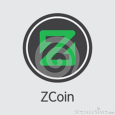 Zcoin Cryptocurrency - Vector Element. Vector Illustration