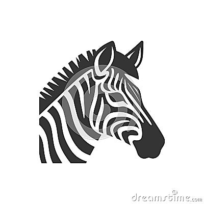 Zebra icon Vector Illustration