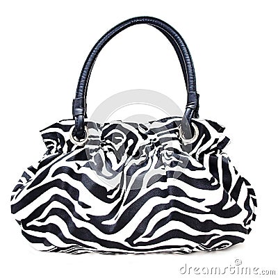 Zebra Purse Stock Photo