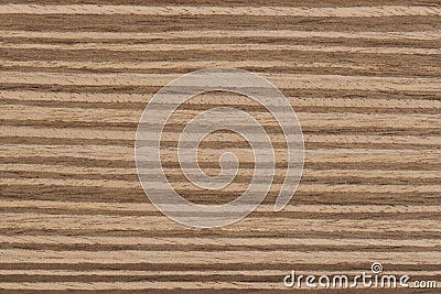 Zebrano Wood Background Stock Photo