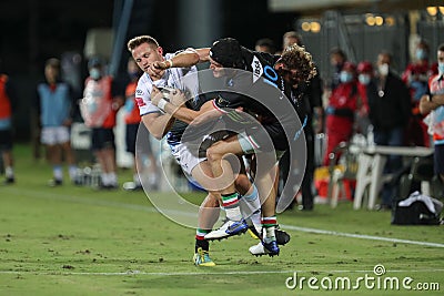 Zebre vs Cardiff Blues Editorial Stock Photo