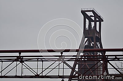 Zeche Zollverein coal mine complex Essen Germany Industrial energy produktion Stock Photo