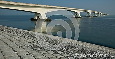 Zeelandbrug Stock Photo