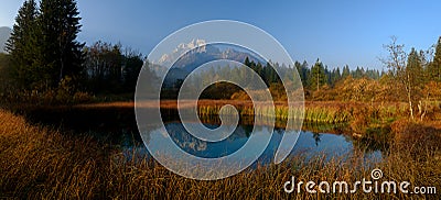 Zelenci natural reserve Slovenia Stock Photo