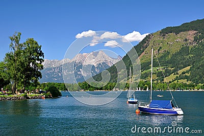 Zell am see Stock Photo