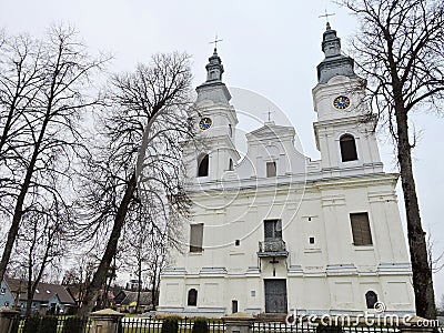 Zemaiciu Kalvarija Basilica, Lithuania Stock Photo