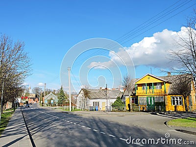 Zemaiciu Naumiestis town, Lithuania Editorial Stock Photo
