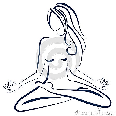 Zen attitude Vector Illustration