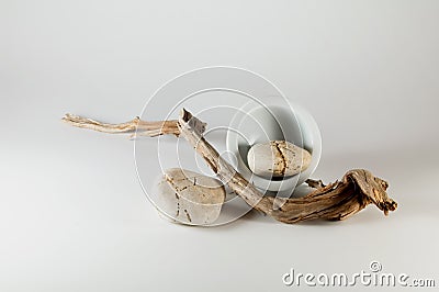 Zen elements - Wabi Sabi Stock Photo