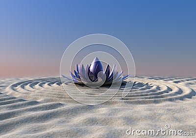 Zen garden Stock Photo