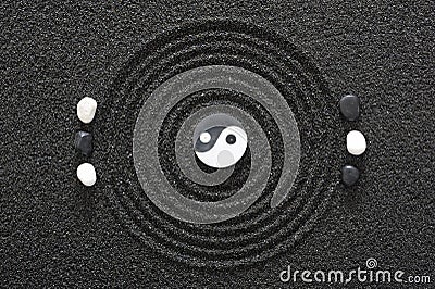 Zen garden Stock Photo