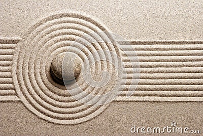 Zen garden Stock Photo