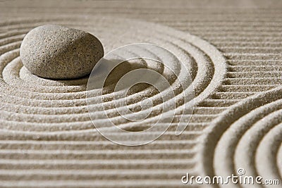 Zen garden Stock Photo