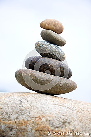 Zen like stones Stock Photo