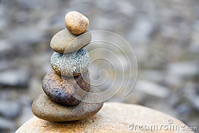 Zen like stones Stock Photo