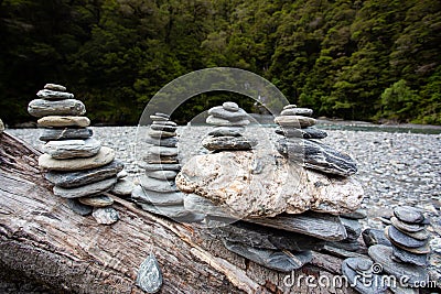Zen-like stones Stock Photo
