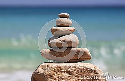 Zen rocks Stock Photo