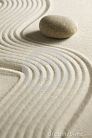Zen stone Stock Photo
