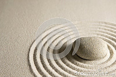 Zen stone Stock Photo