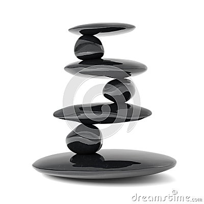 Zen stones balance concept Stock Photo